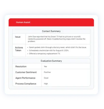 AI Agent Assist for Customer Support