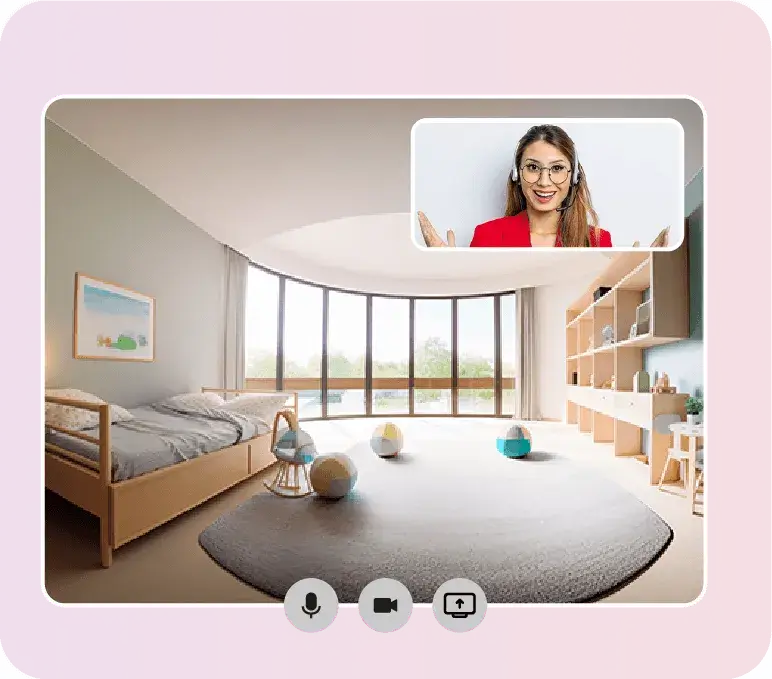 Live Video Support to for virtual tour